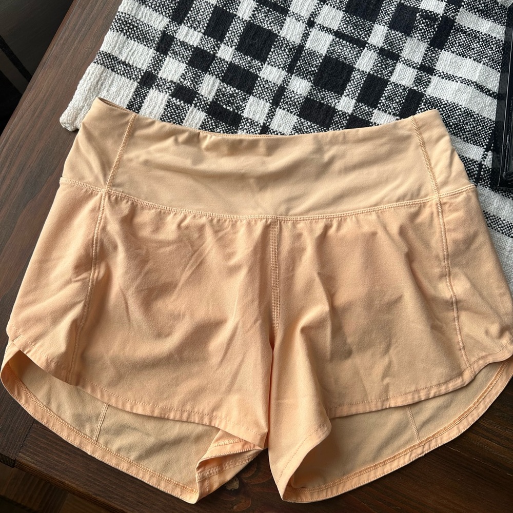 Lululemon Athletica Peach Athletic Shorts